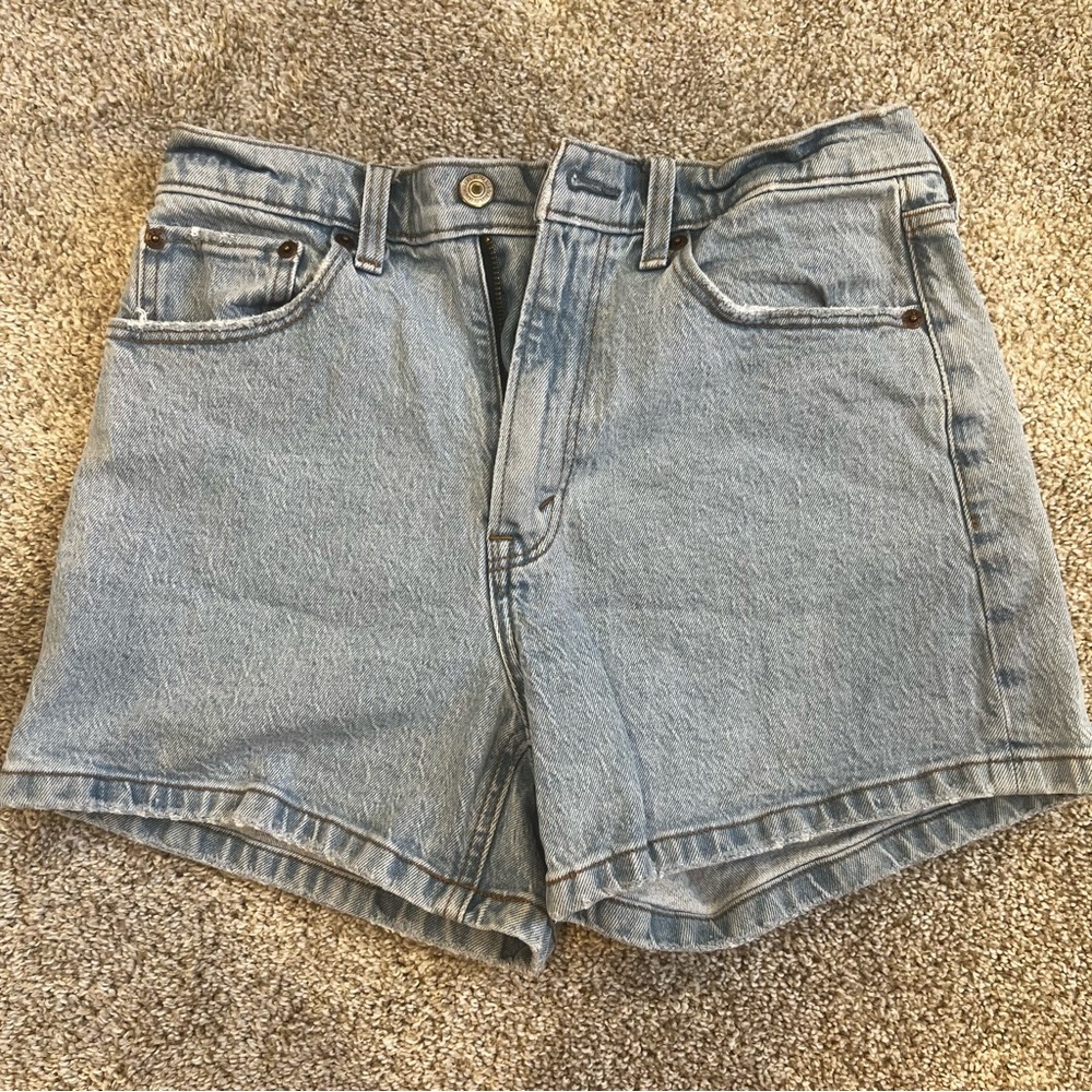 High rise mom shorts